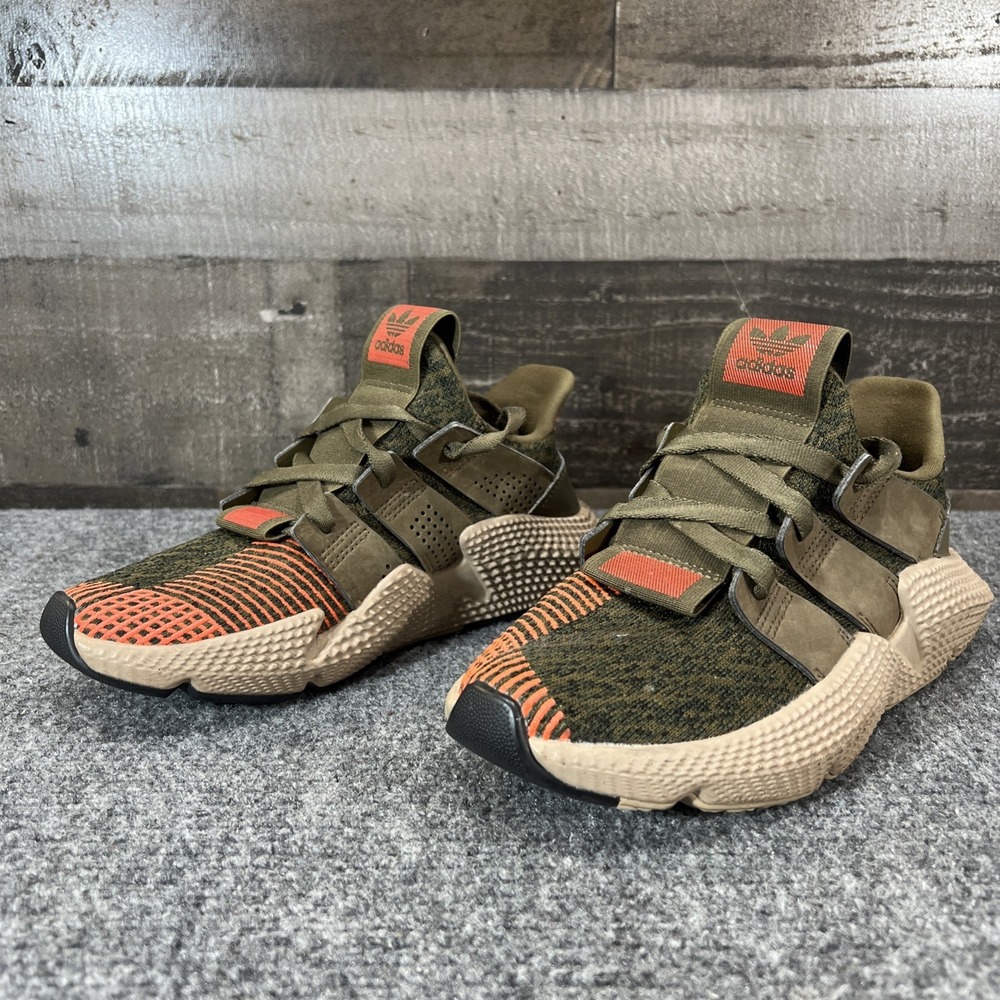 Adidas Prophere Sneakers Trace Olive Textile Shoes Trainers Youth 5.5
